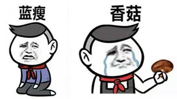 藍(lán)瘦、香菇