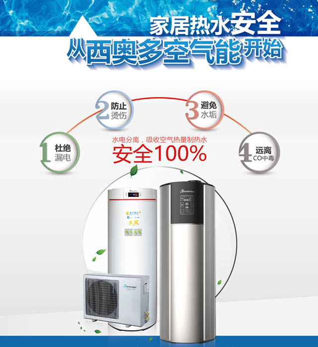 家居熱水安全，從西奧多空氣能開始
